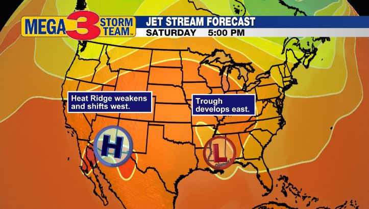 Jet Stream Forecast for July 4th